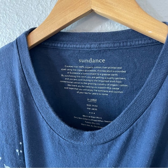 Sundance Men's Navy Graphic Tee Nautical Ship Parts USA Cotton Size XL X-Large - Picture 5 of 5